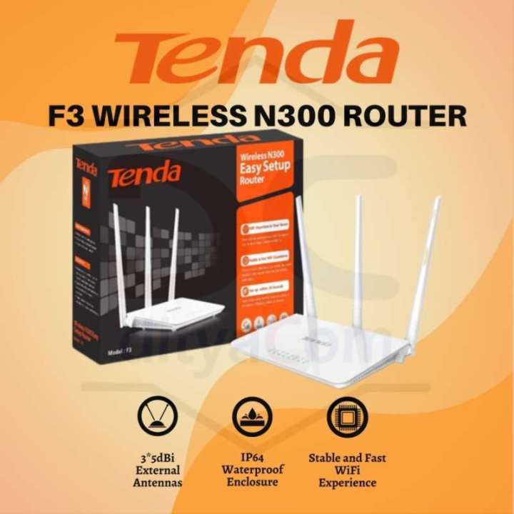 Tenda F3 300Mbps Wireless Router
